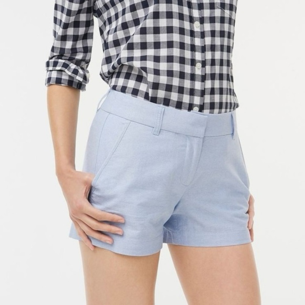 NEW J.Crew women low - waist shorts inseam 3”, size 0, blue